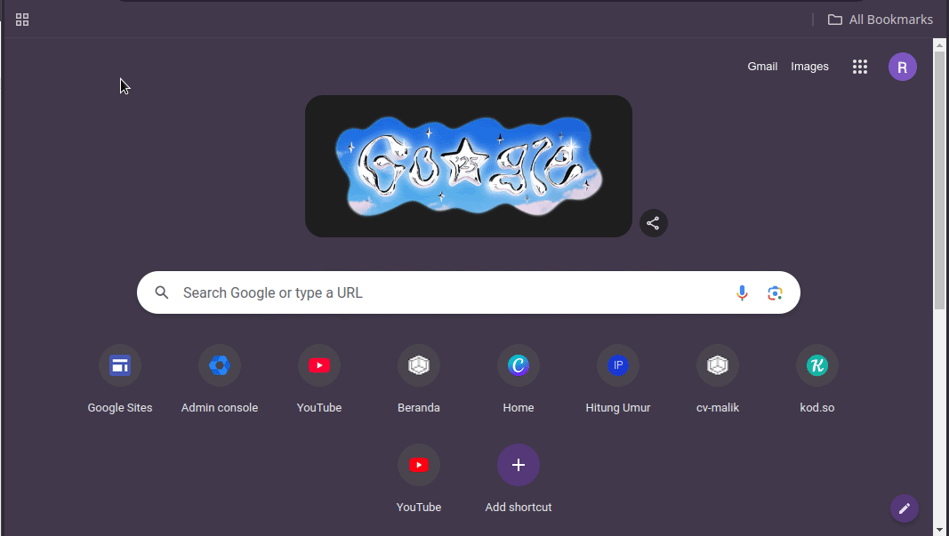 Membuka Console pada Browser